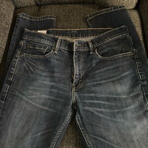 Levi's Dark Blue Straight Leg Jeans